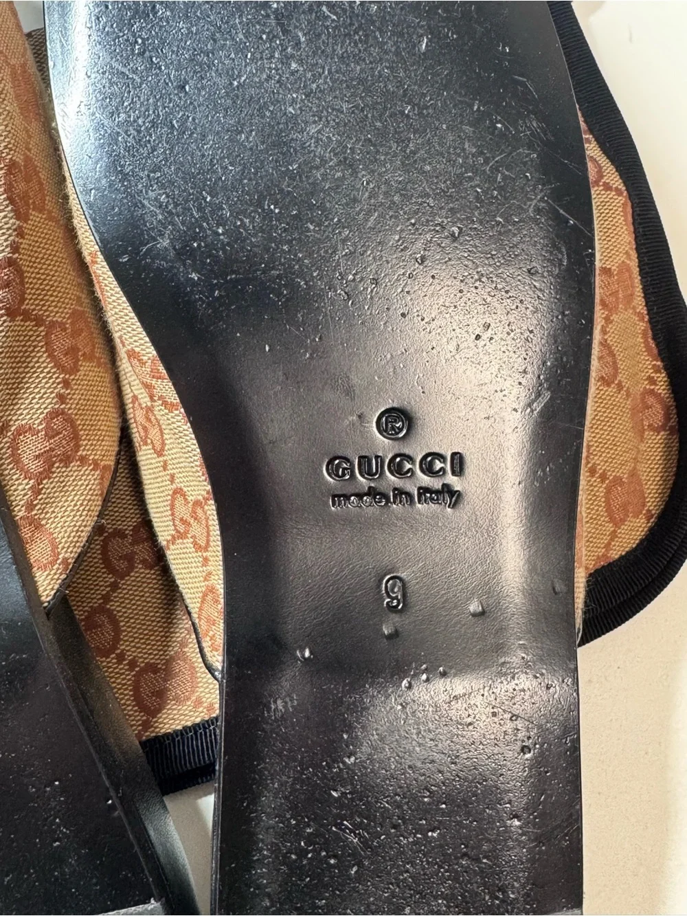 GUCCI LA GG MLB Dodgers LOGO CANVAS Slippers Size 9 US 7.5 UK Bag Box Packaging